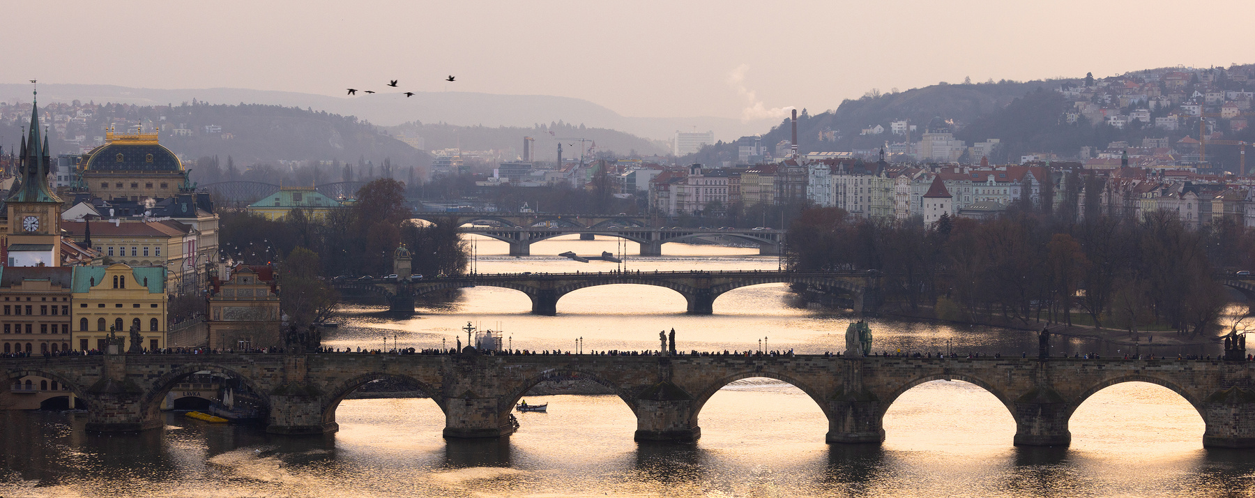 Prague bridges 
