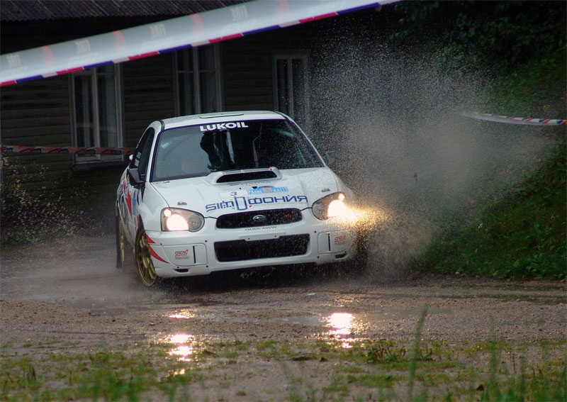 Городской доп Paide ралли Доросинский Субару Subaru