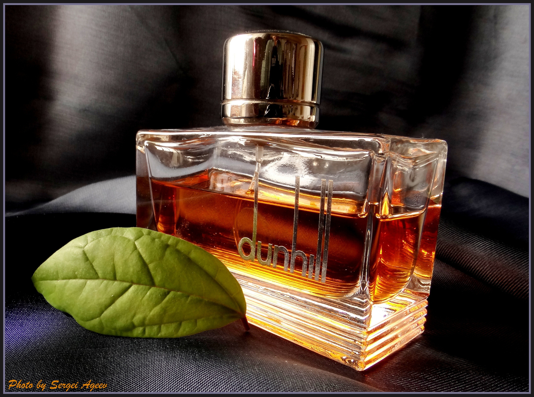 PARFUM DUNHILL предметка, рекламное фото, выдержка