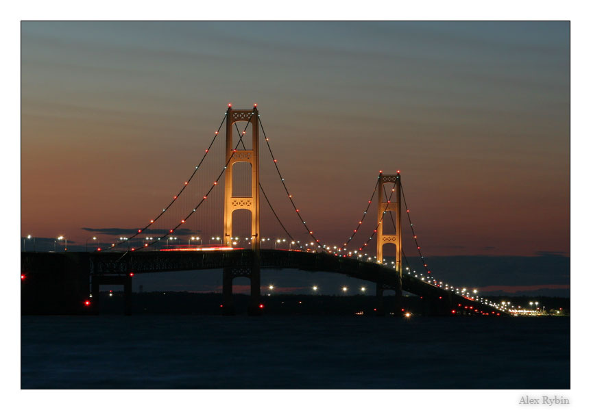 Mackinac Bridge Mackinac Bridge ribin alex rybin michigan