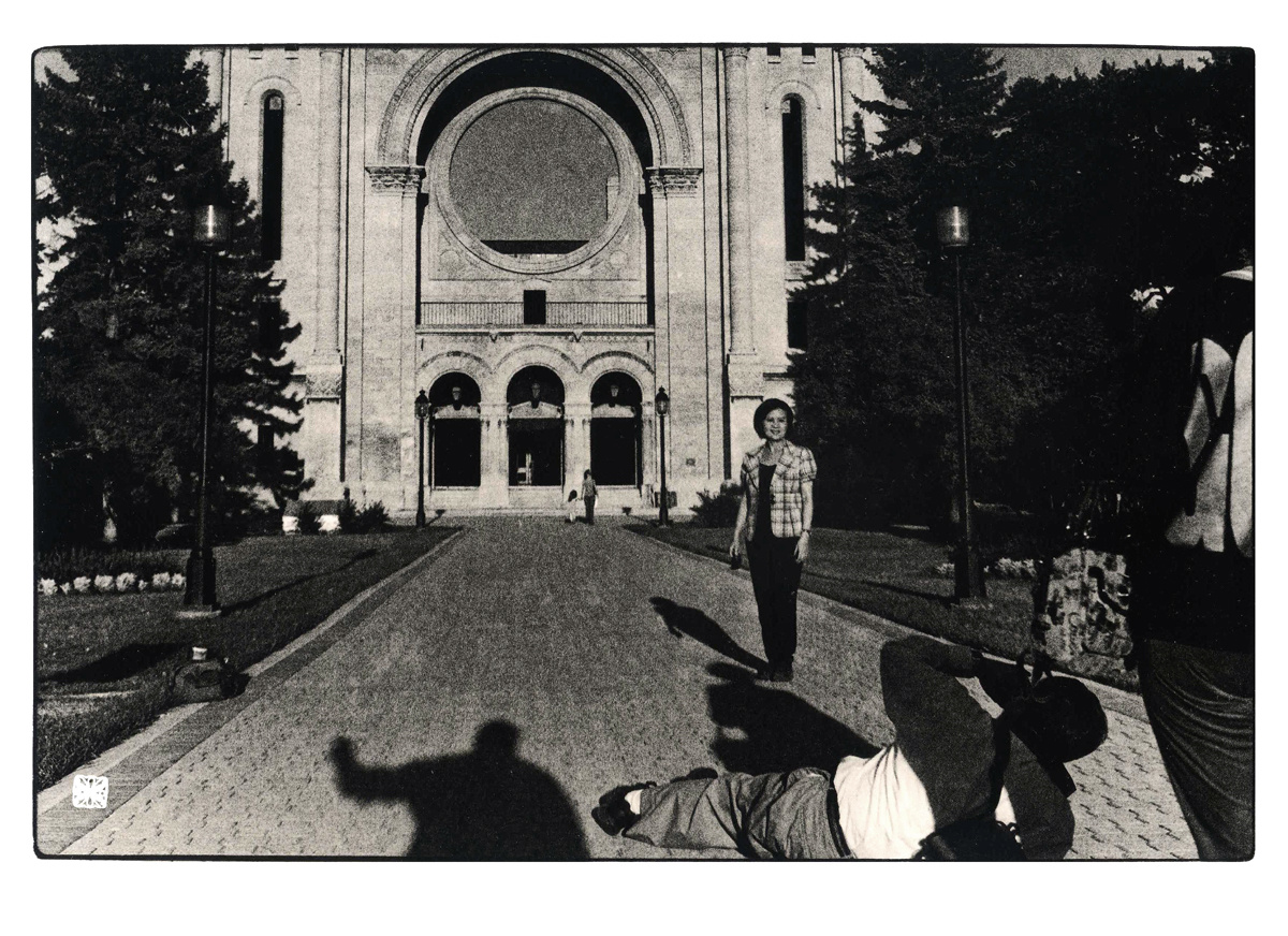 ***_"Туристы на свободе...". lith-print