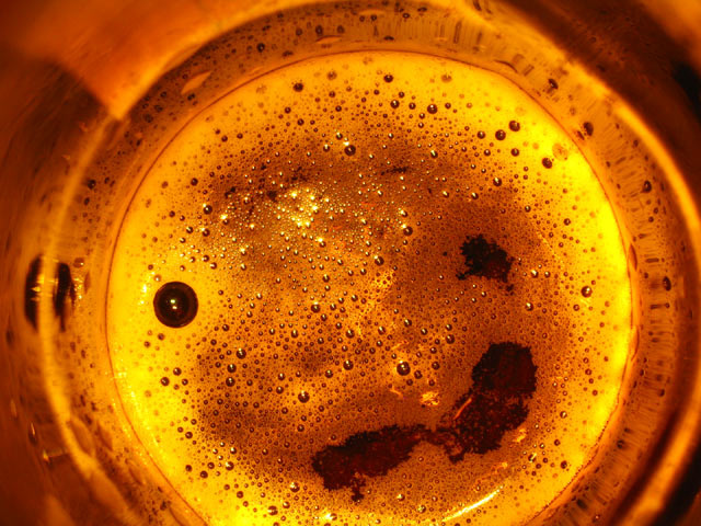 inside the beer bottle inside the beer bottle