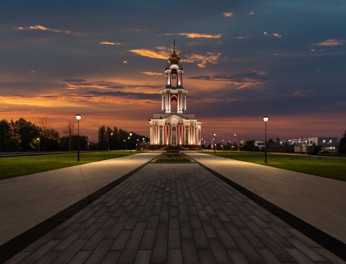 Храм вмч. Георгия Победоносца. Город Курск capriccio photoartist фотохудожник курск россия артем мирный храм собор церковь георгий победоносец artyom mirniy nikon никон