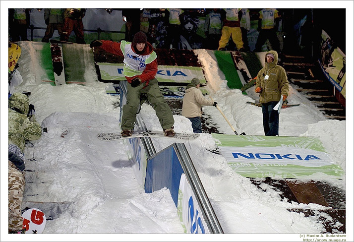 Board Masters jibbing NOKIA Board Masters snowboard сноуборд