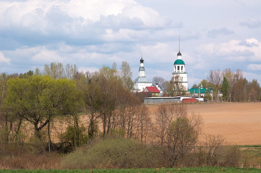 Вид на Колоцкий монастырь Колоцкий монастырь