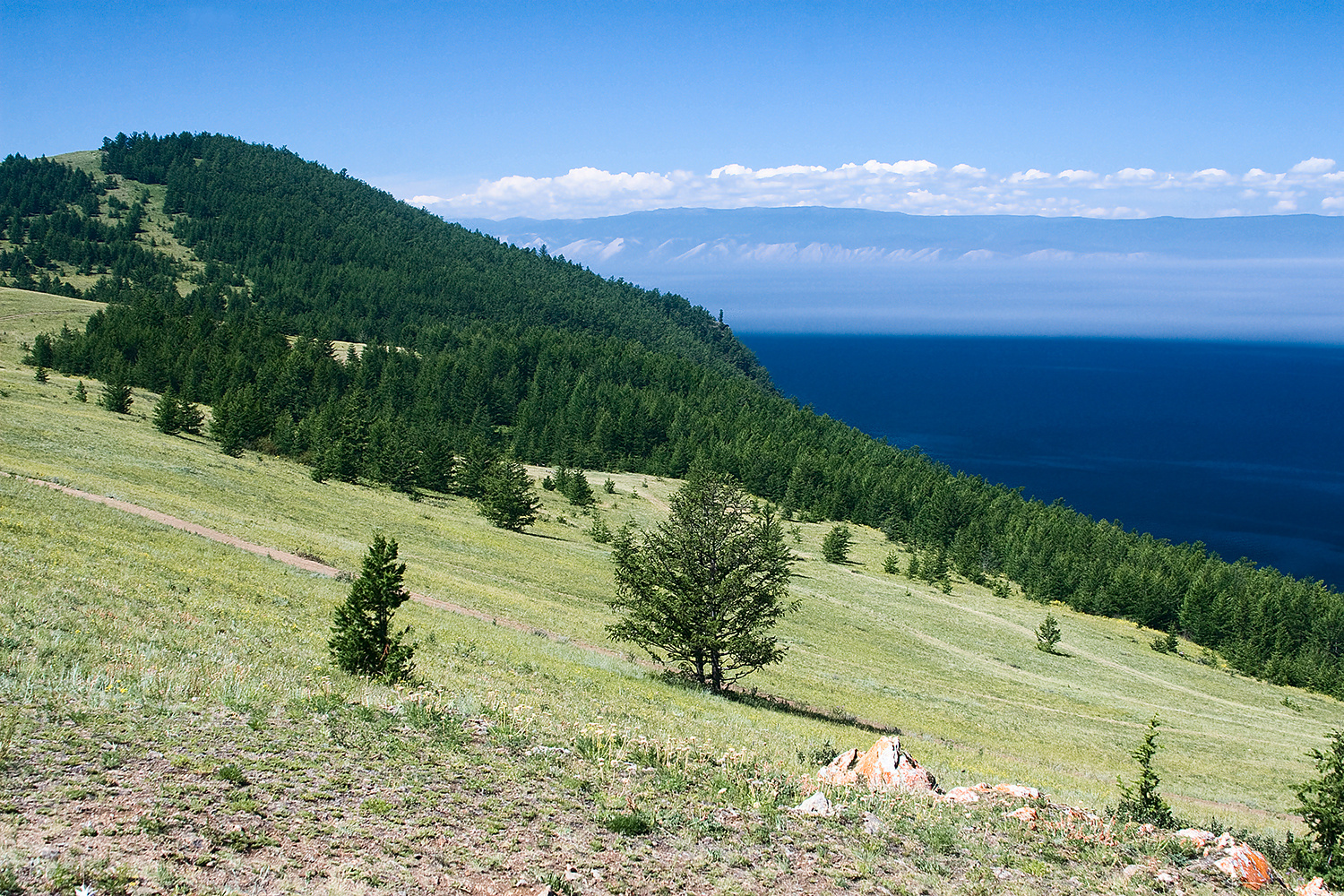 Байкальская качка Байкал, остров Ольхон, мыс Хобой
