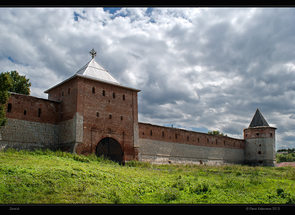 Зарайск. Кремль. Зарайск кремль башни