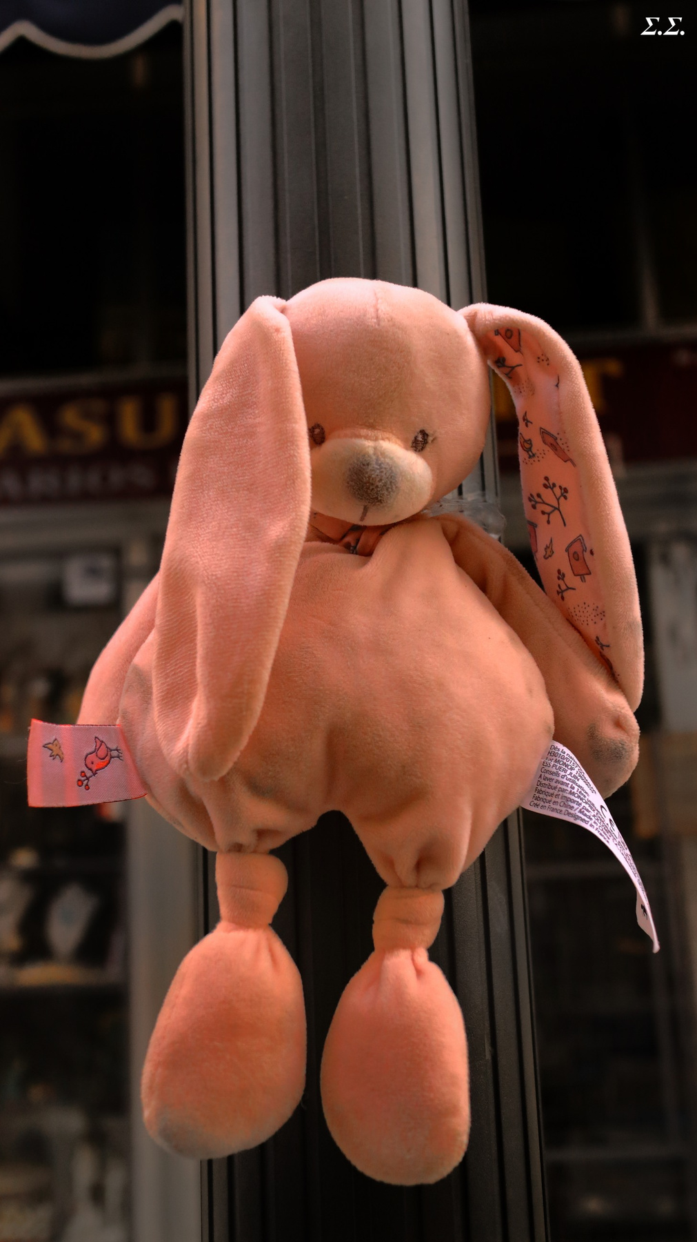 HANGED PINK BUNNY 