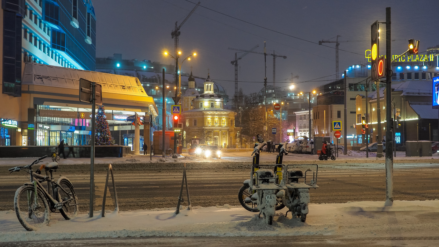 ***Зимний Вечер в Городе olympus 10 MARK IV