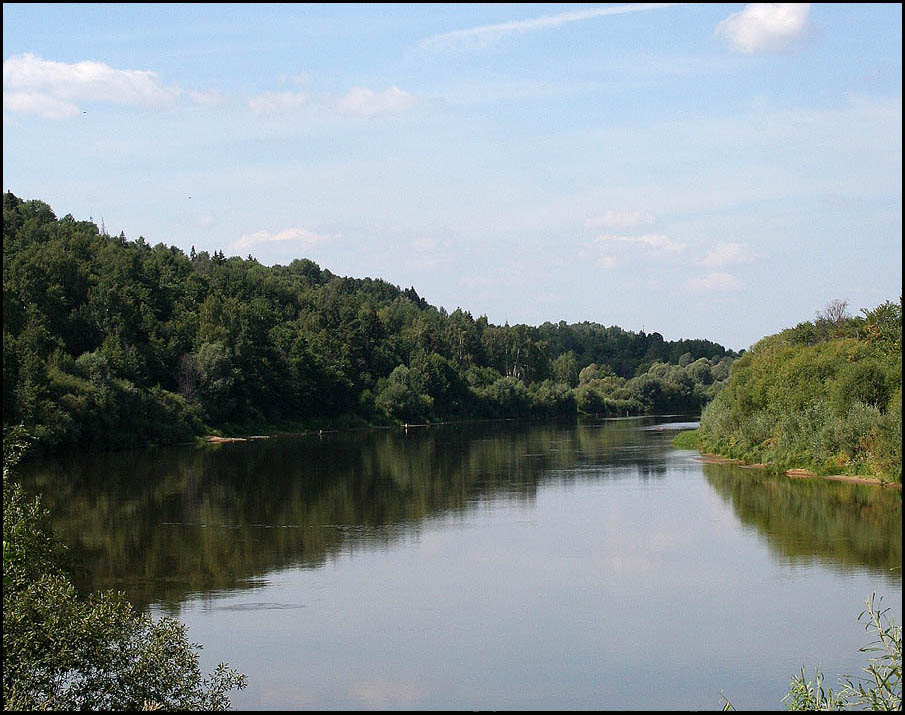 Путешествия река Клязьма вода