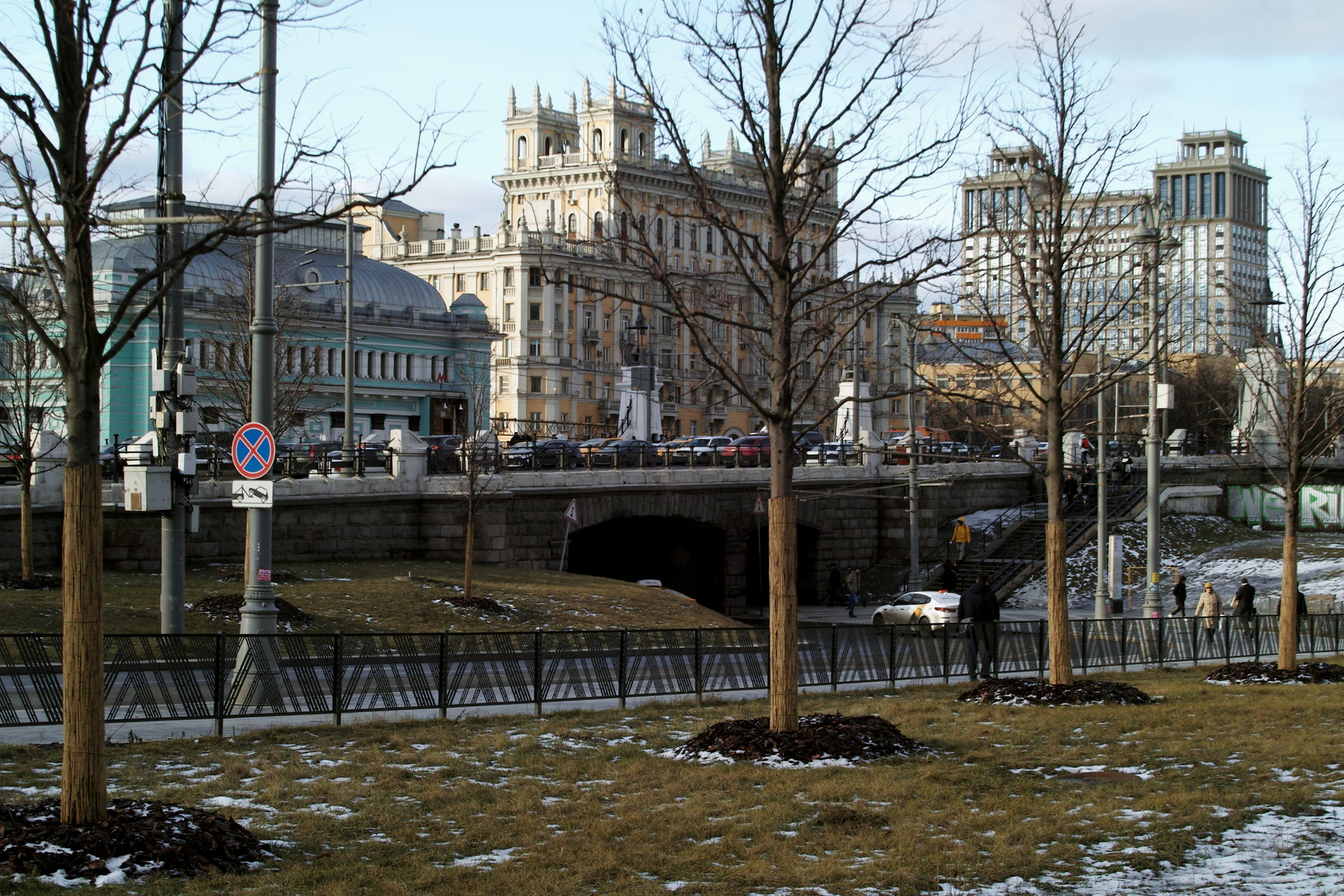 Тверской путепровод город Москва путепровод Тверской