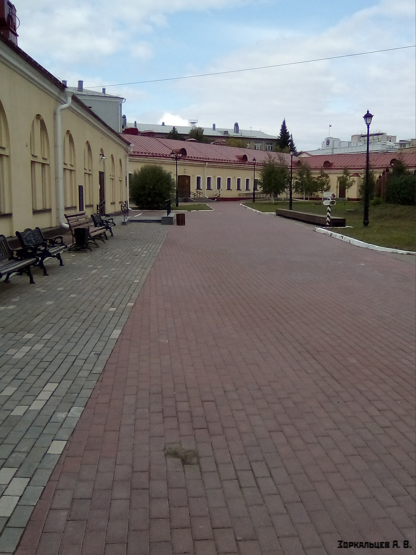Территория крепости Омск Омская крепость