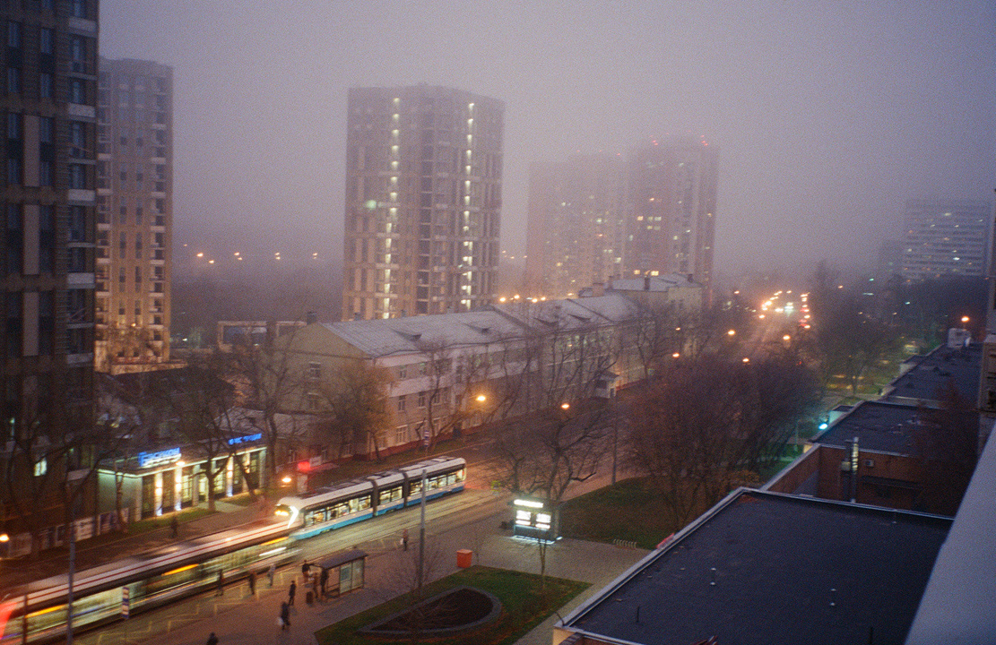 Туман в Москве 