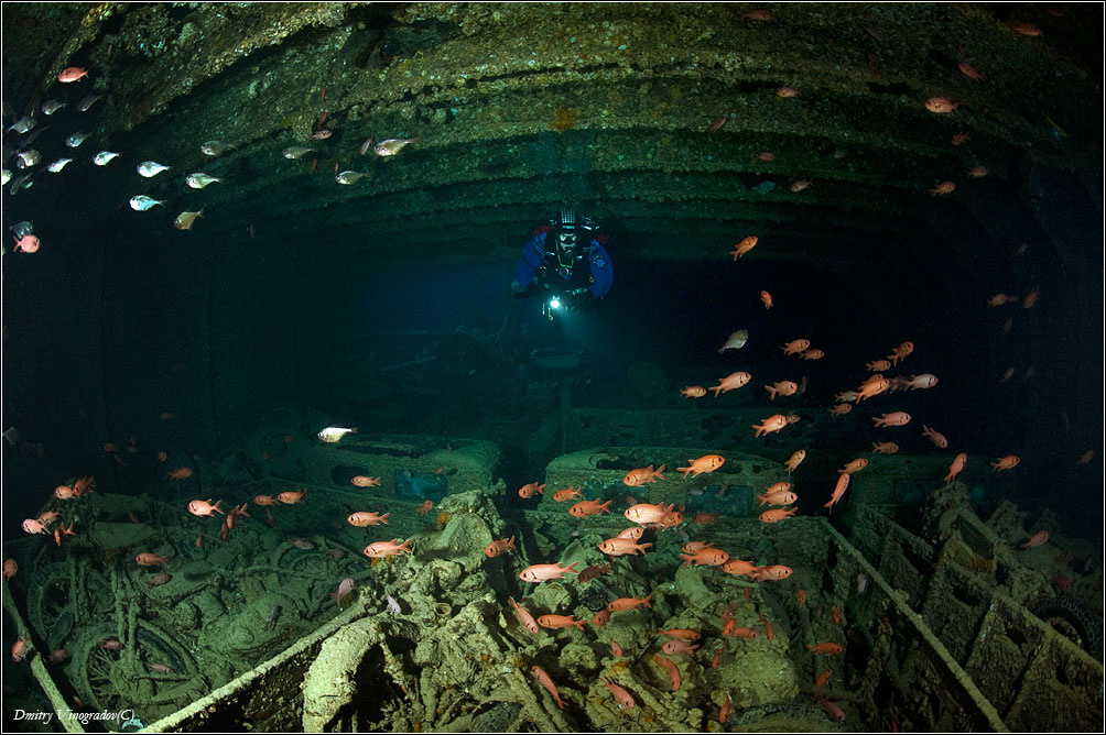 Wreck Inside, Thistlegorm 