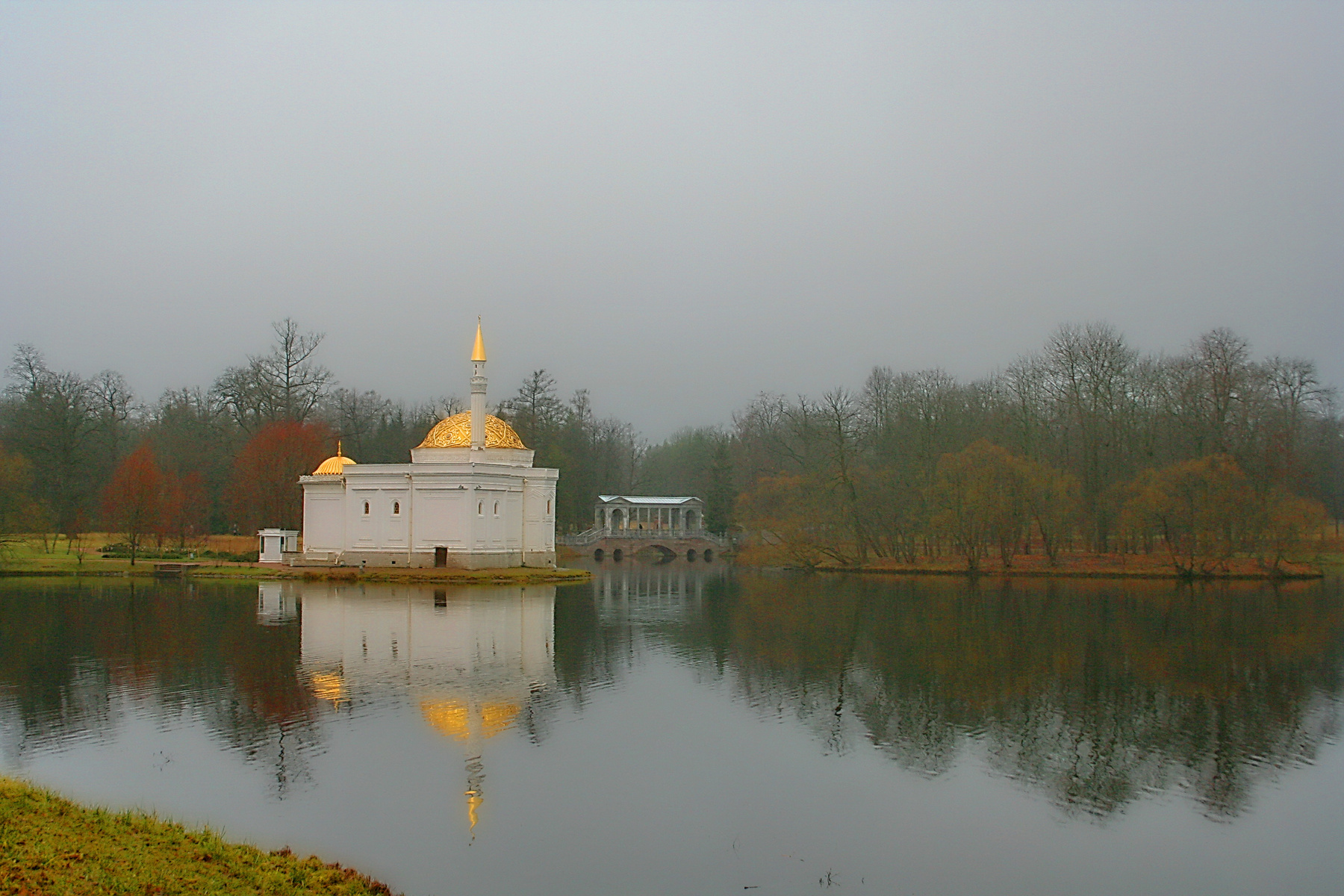 Царское село. Осень Царское село Осень пруд Пушкин