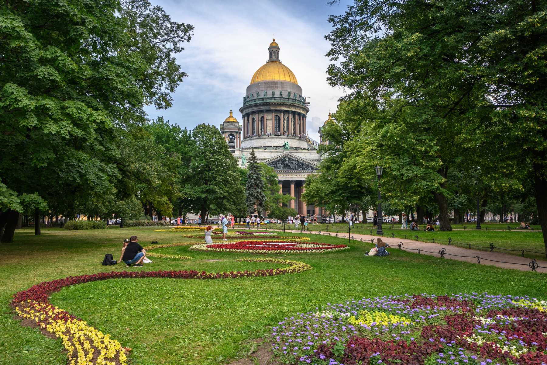 *** город парк пейзаж санкт-петербург храм