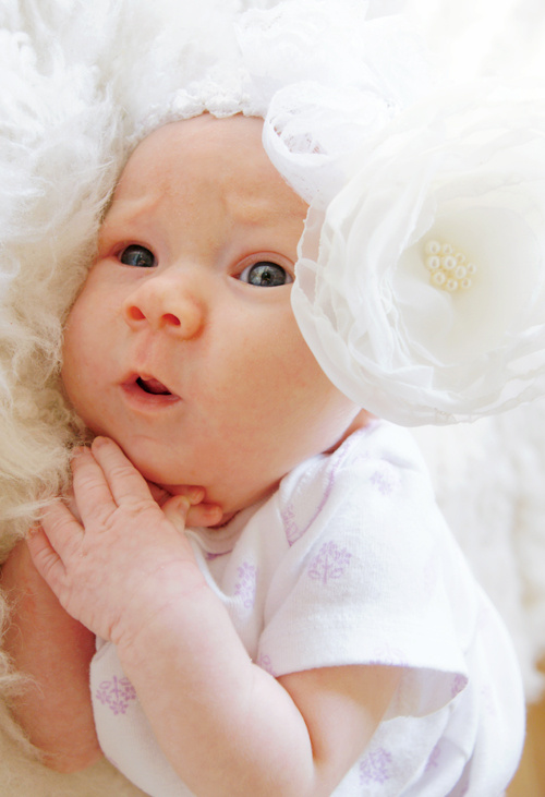 Little Angel little girl one month old