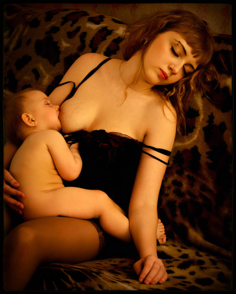 Vierge et l'Enfant Endormis (Dans la Clef d'Or) 