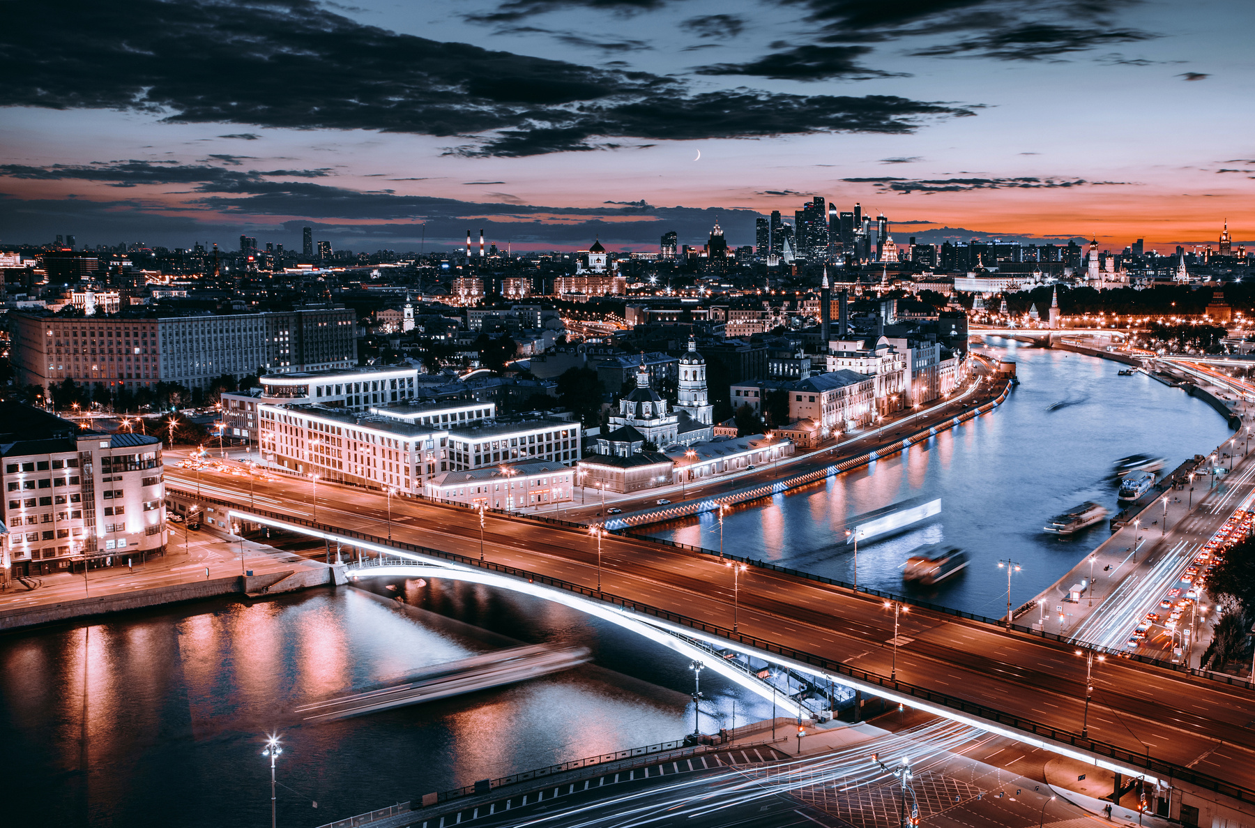 Летний вечер в Москве Москва Moscow
