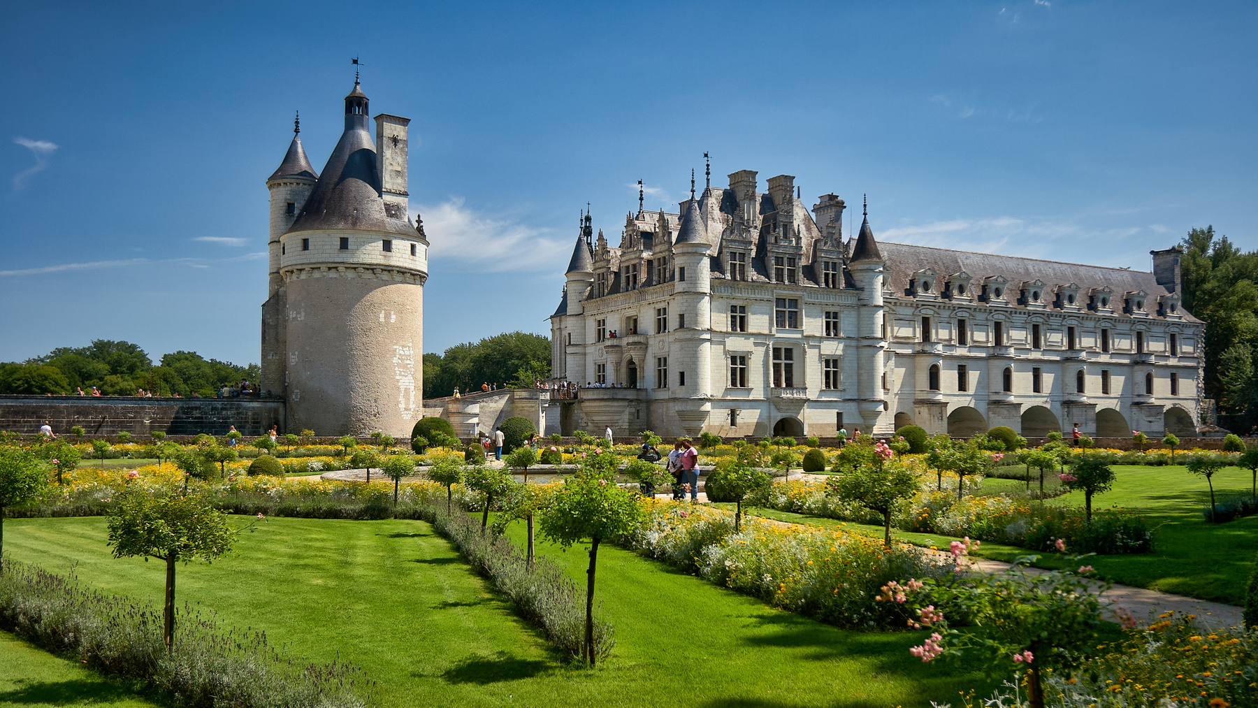 Замки Луары. Замок Шенонсо... Франция Замки Луары Замок Шенонсо Château de Chenonceau