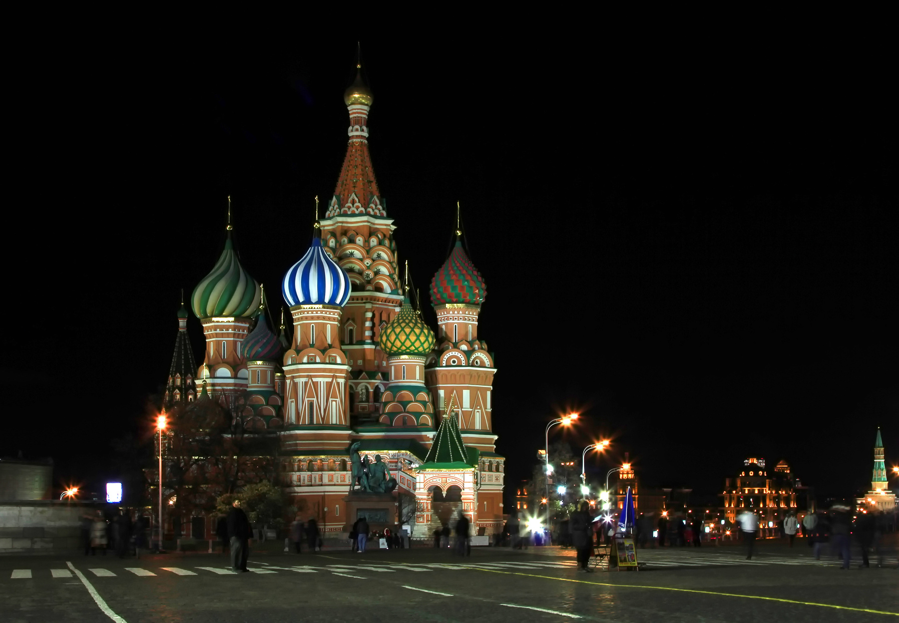 вечер на Красной площади Красная площадь Москва архитектура