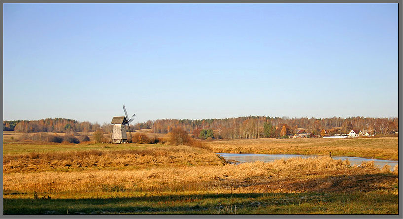 Пастораль село река мельница