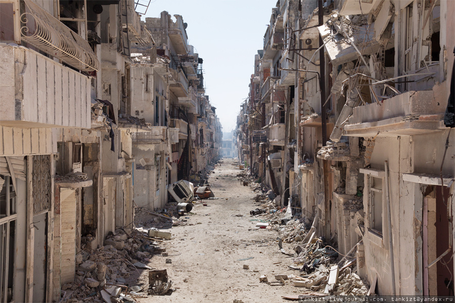 Homs Сирия руины война разрушения