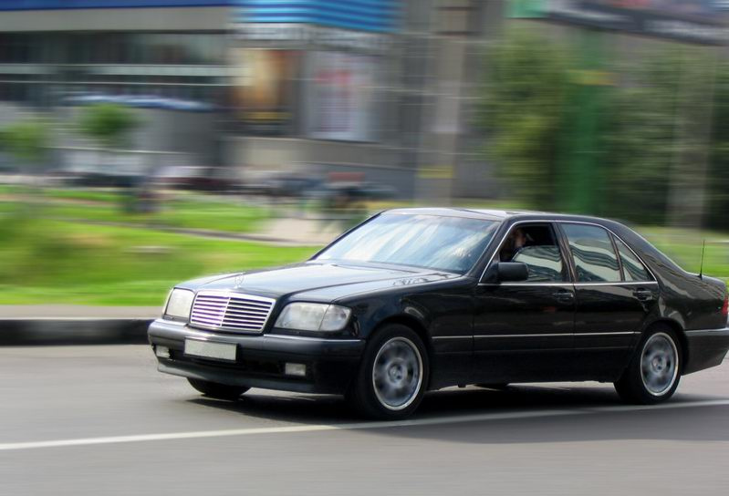 motion blur mercedes движение