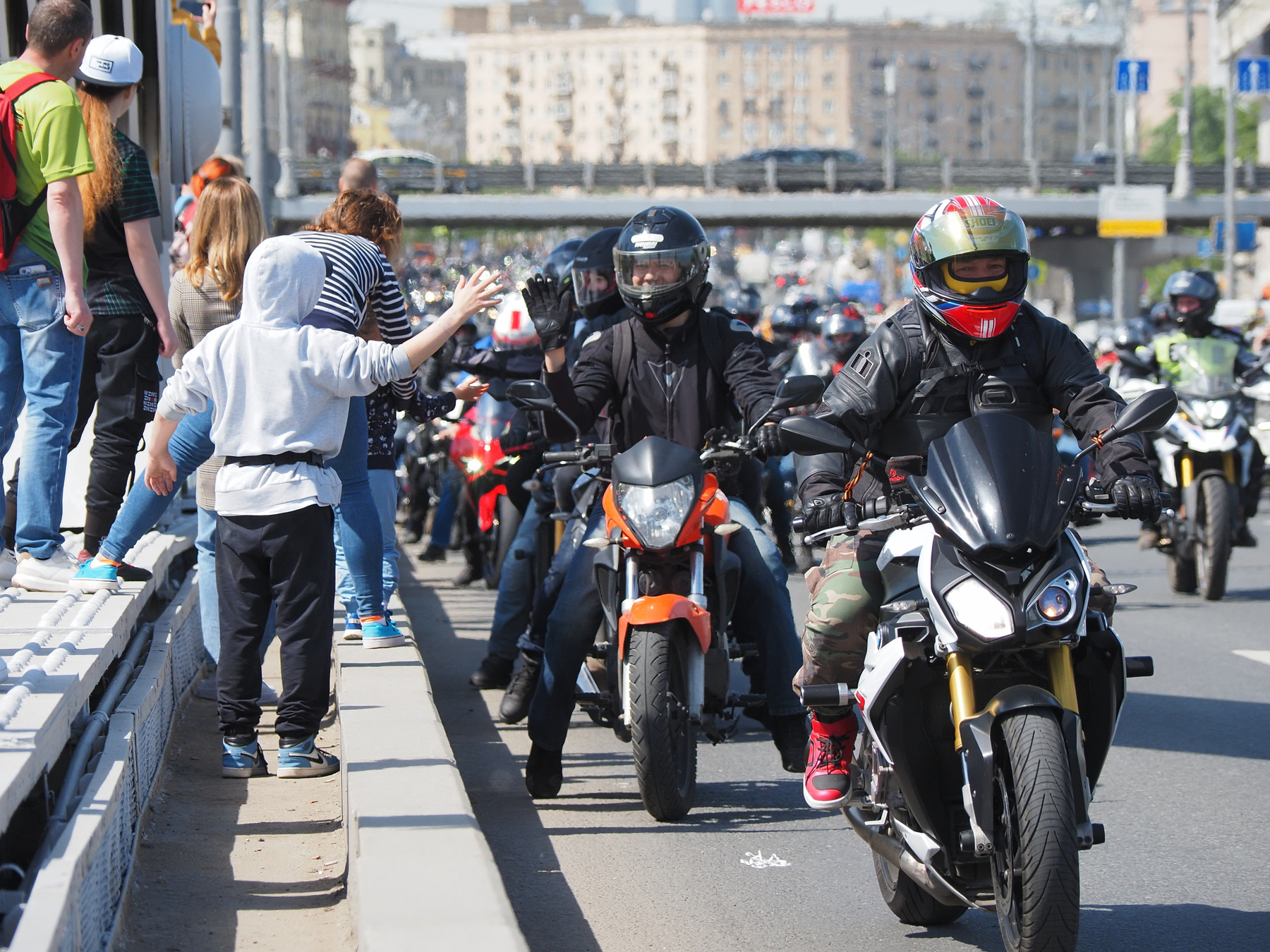 Открытие мотосезона в Москве 