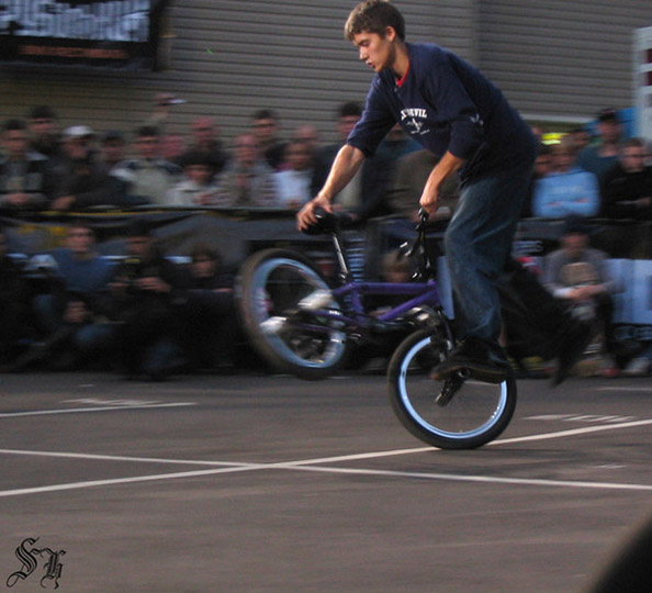  flat land BMX