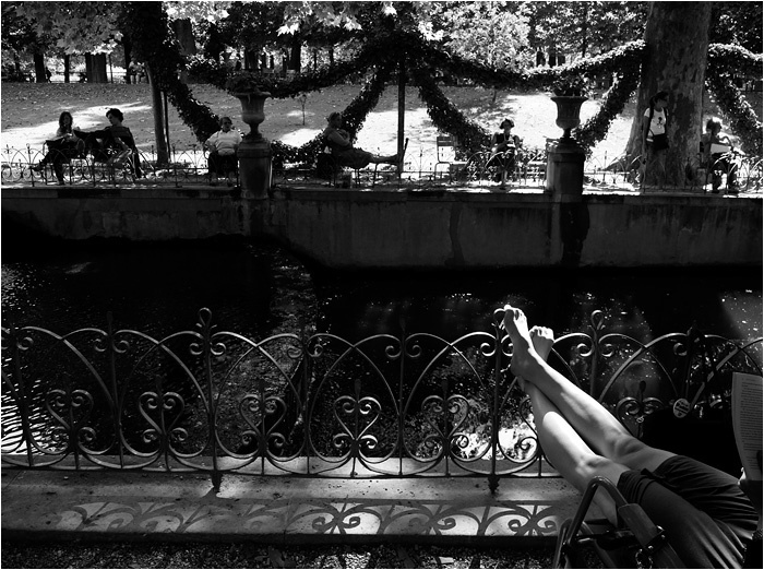 Париж. Отдых в парке Люксембург paris