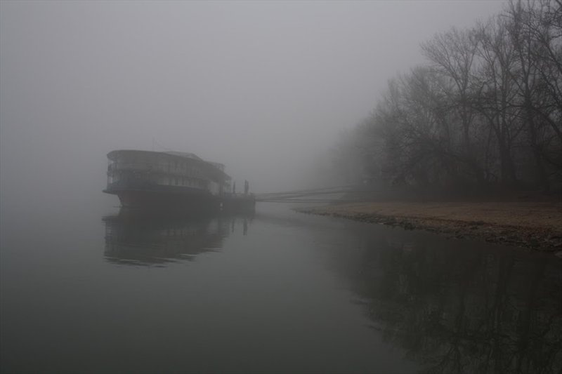 Пристань в тумане. 