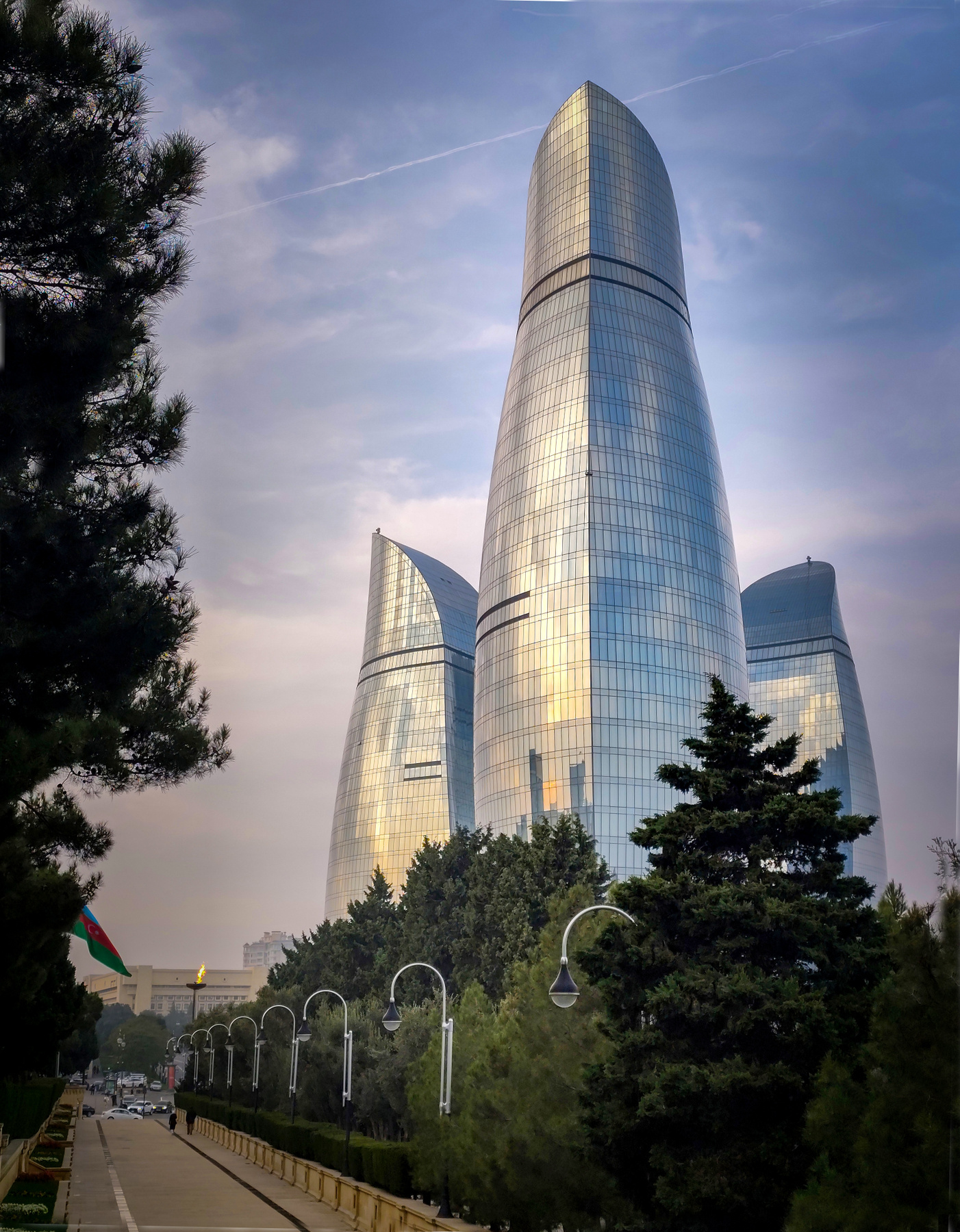 Flame Towers путешествия азербайджан