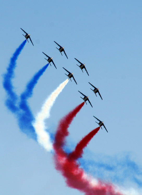 Patrol de France МАКС 2005 авиашоу