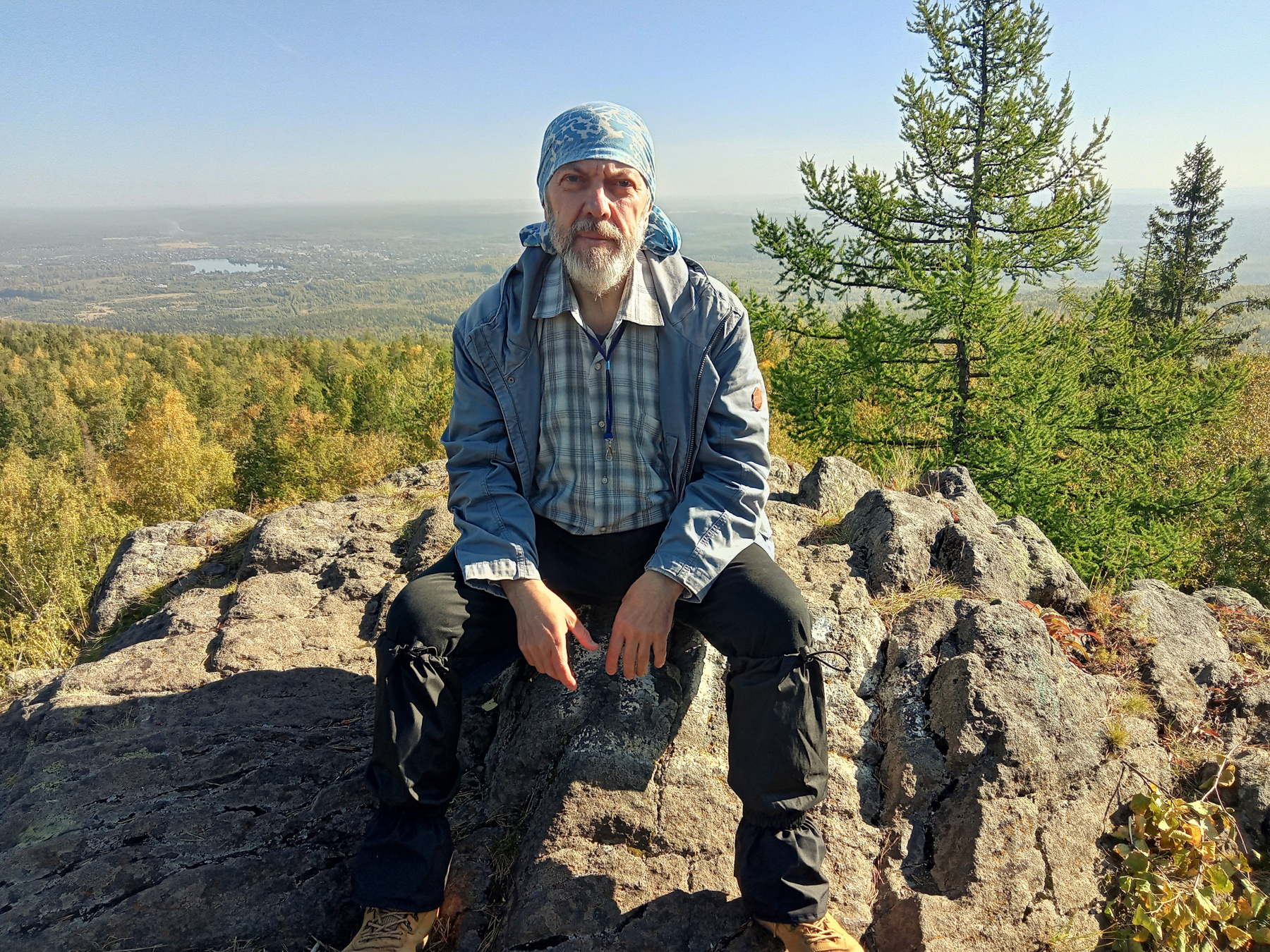на Синей горе. 