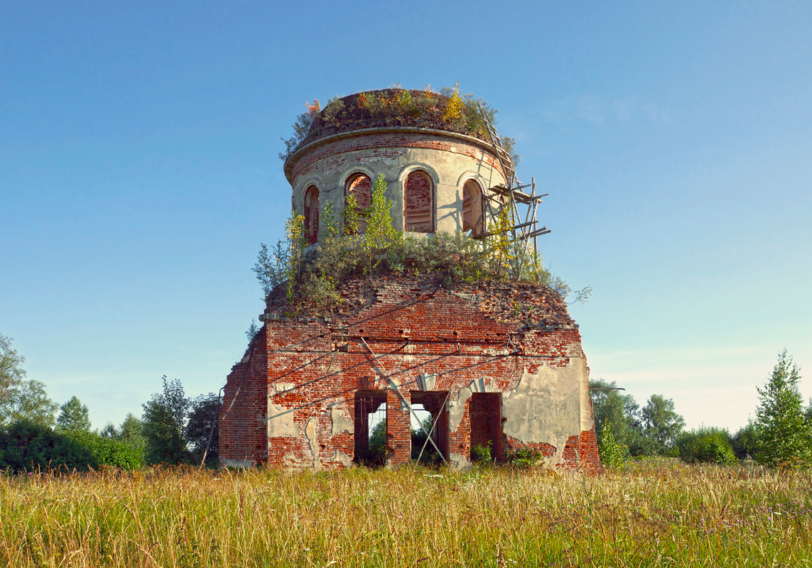 Церковь Казанской иконы Божьей Матери село храм разорение