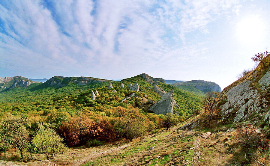 Слишком рано для осени Ласпи Крым Лес Горы
