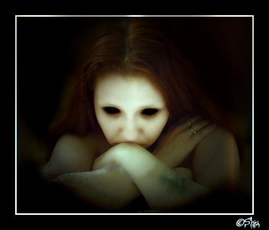 Just like U imagined. готика страх девушка