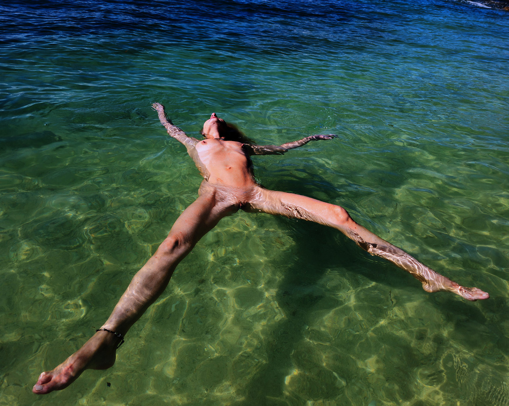 Atlantic Ocean nude naked erotic body sensual sexy beach sea ocean
