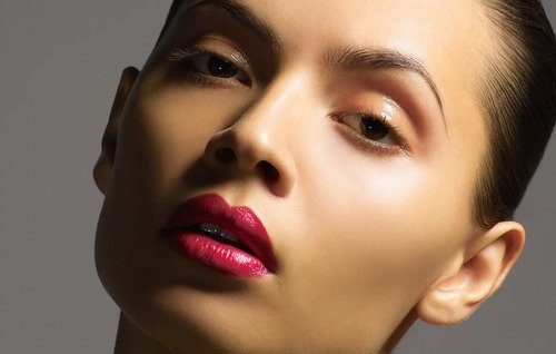 Antonia Beauty beauty face red lips Stelianour Sani девушка лицо красота портрет