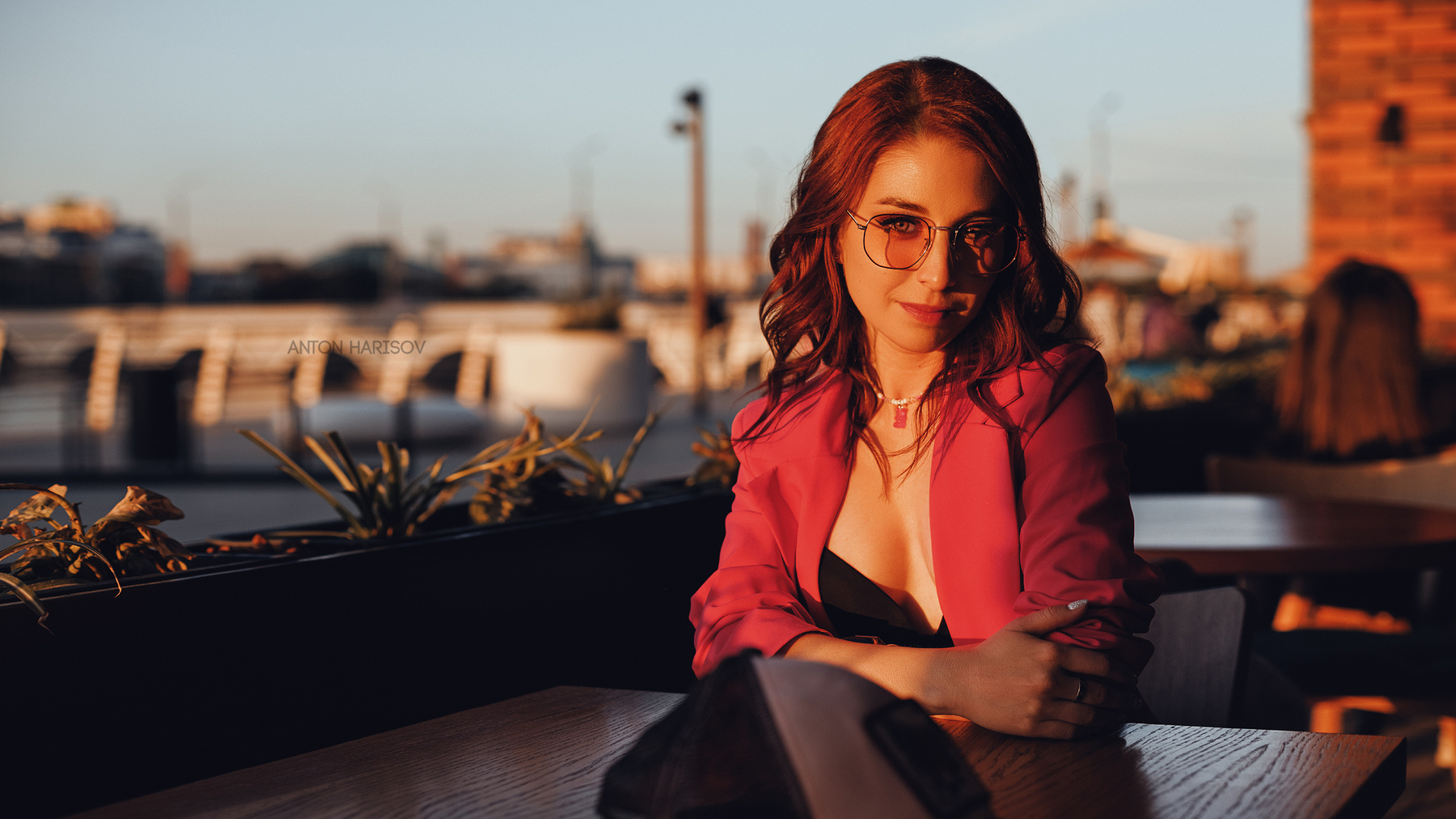 Evening portrait girl beauty eyes russian canon fashion woman art sexy femme movie mood cinematic inspiration daylight popular post-processing antonharisov fotoshi photography model