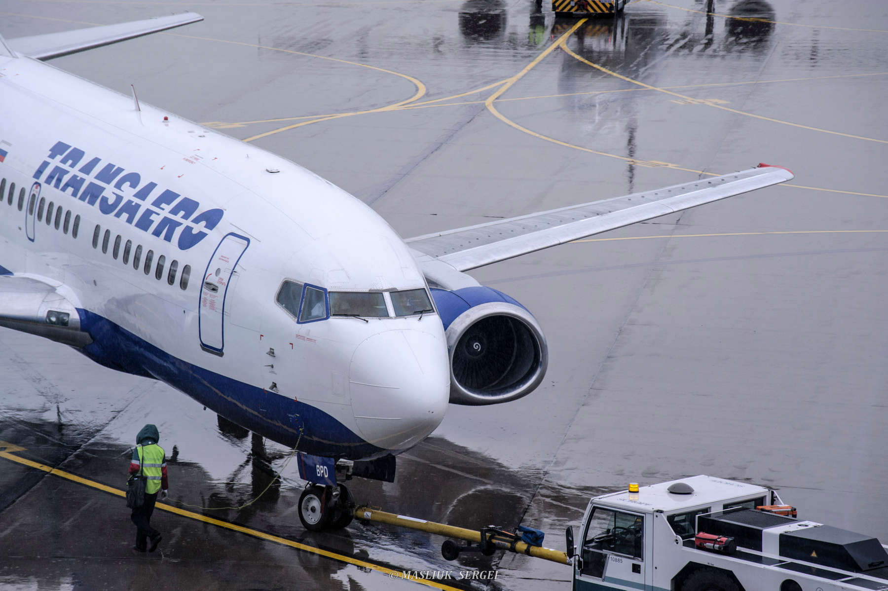 Transaero Airlines, Boeing 737-500,  VP-BPD 