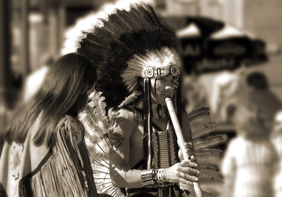 Brave Red Indian,brave