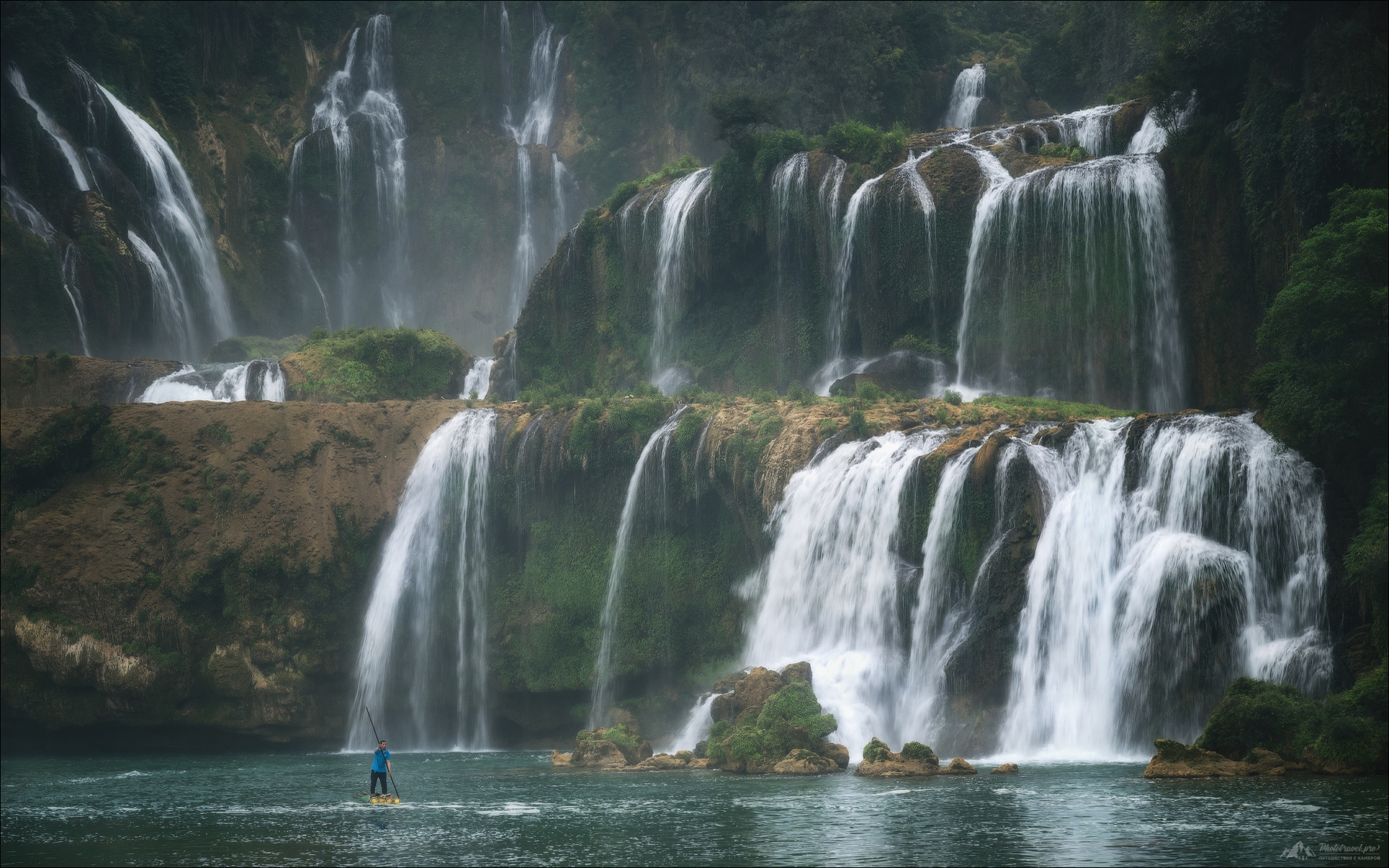 Detian Waterfall китай фототур в водопад детиан банзёк china