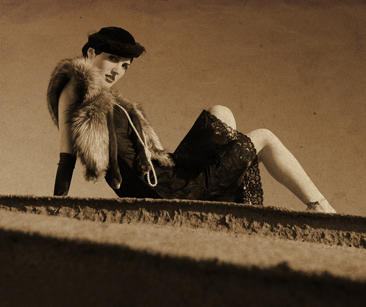 on the roof 