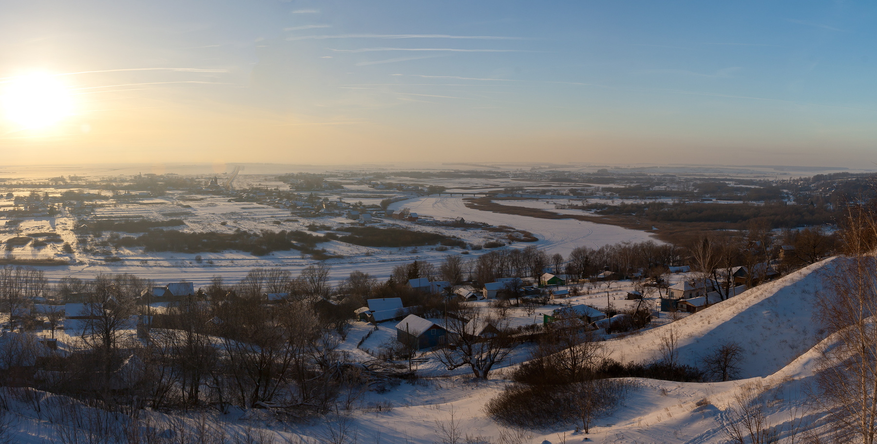 Пронск  Рязанская обл Пронск закат 