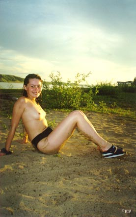 girl in sunset 