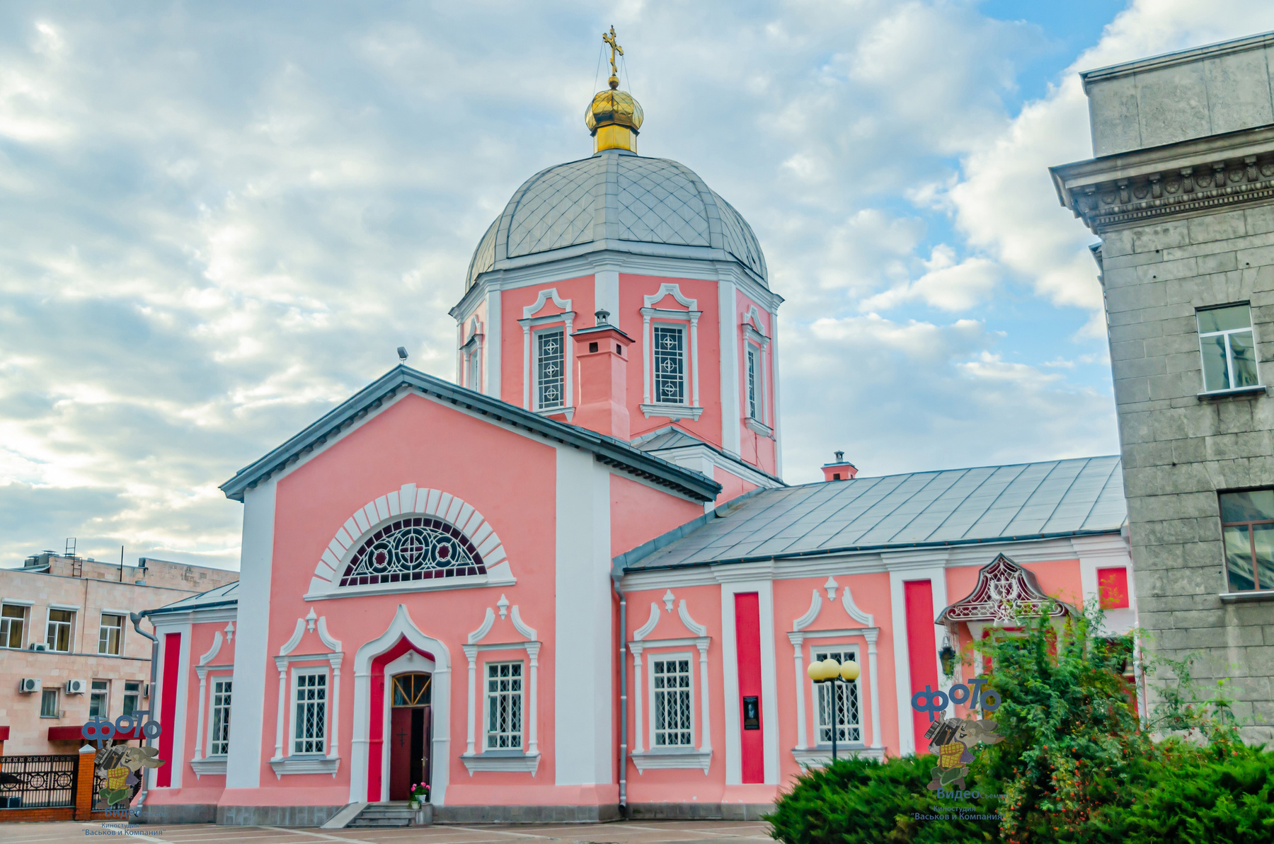 Воскресенско-Ильинский храм. город Курск Россия Курск Курская область регион46 черноземье соловьиный край архитектура достопримечательности Курска город городской пейзаж