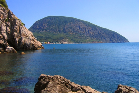 Аю-даг горы, море