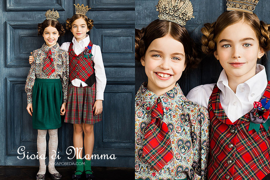 Gioia di Mamma - advertising campaign fall winter 2013-2014 Gioia di Mamma - advertising campaign fall winter 2013-2014 Kids advertising photographer Vika Pobeda/ www.vikapobeda.com Hair & Make-up: Tatiana Kinyakina Photographer's assistant: Dmitriy Pospelov models: Nastya Bezrukova, Alisa Bragina Сasting: Pobeda 
